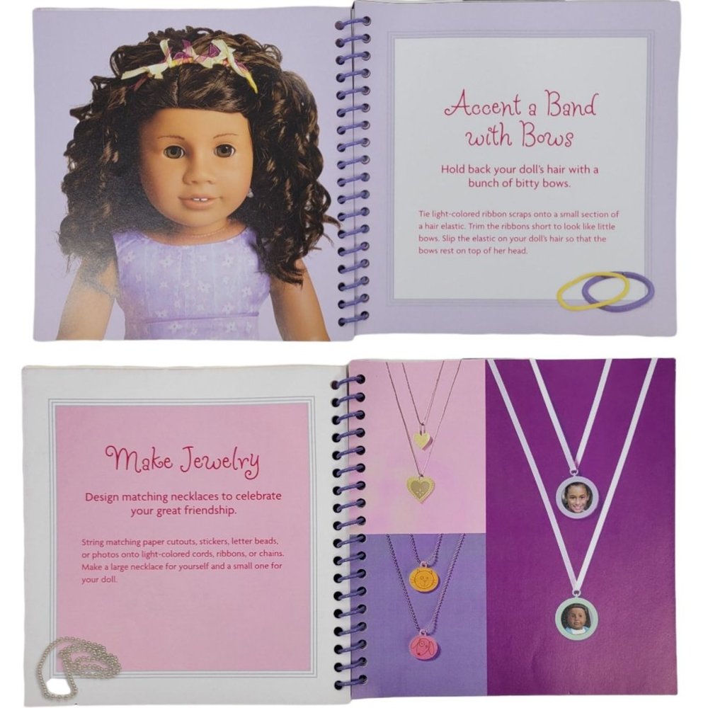 American Girl Fun With Your Doll Hairstyles Crafts And More Spiral Bound Book - Picture 9 of 12